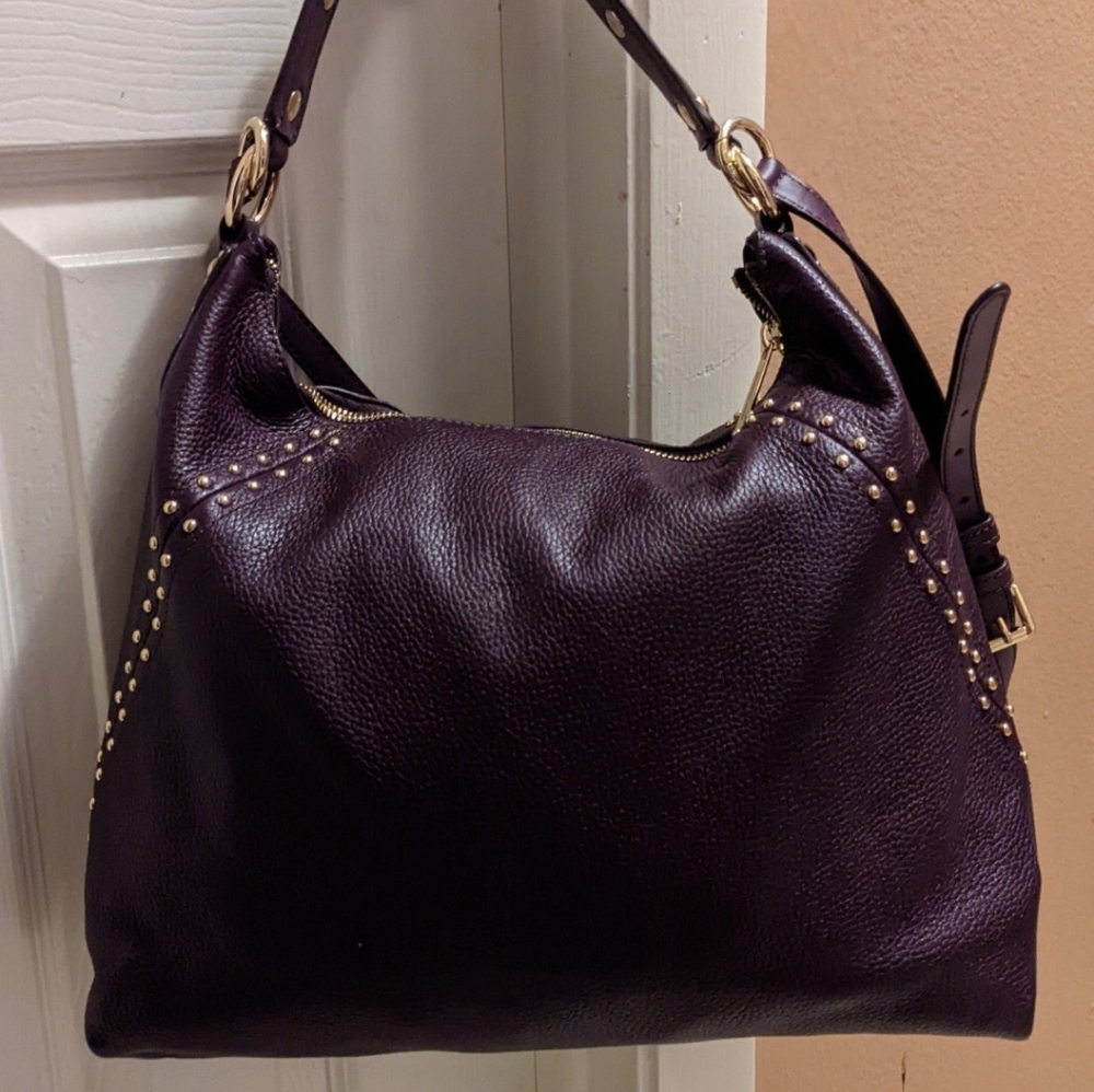 Michael Kors Aria Purple Purse